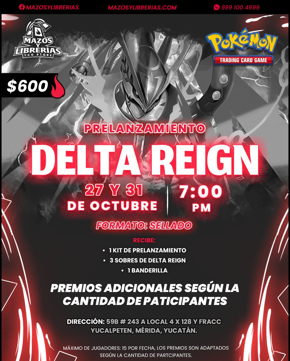 Prelanzamiento | Delta Reign | Sabado 31 de Octubre 2026