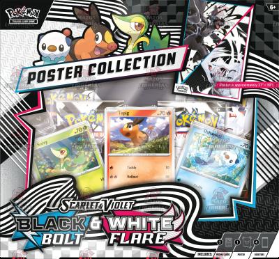 Black Bolt & White Flare - Unova Poster Collection