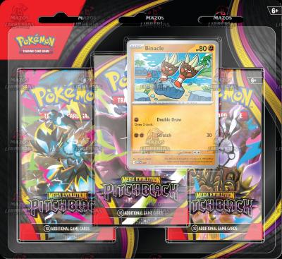 Pitch Black - 3-Pack Blister